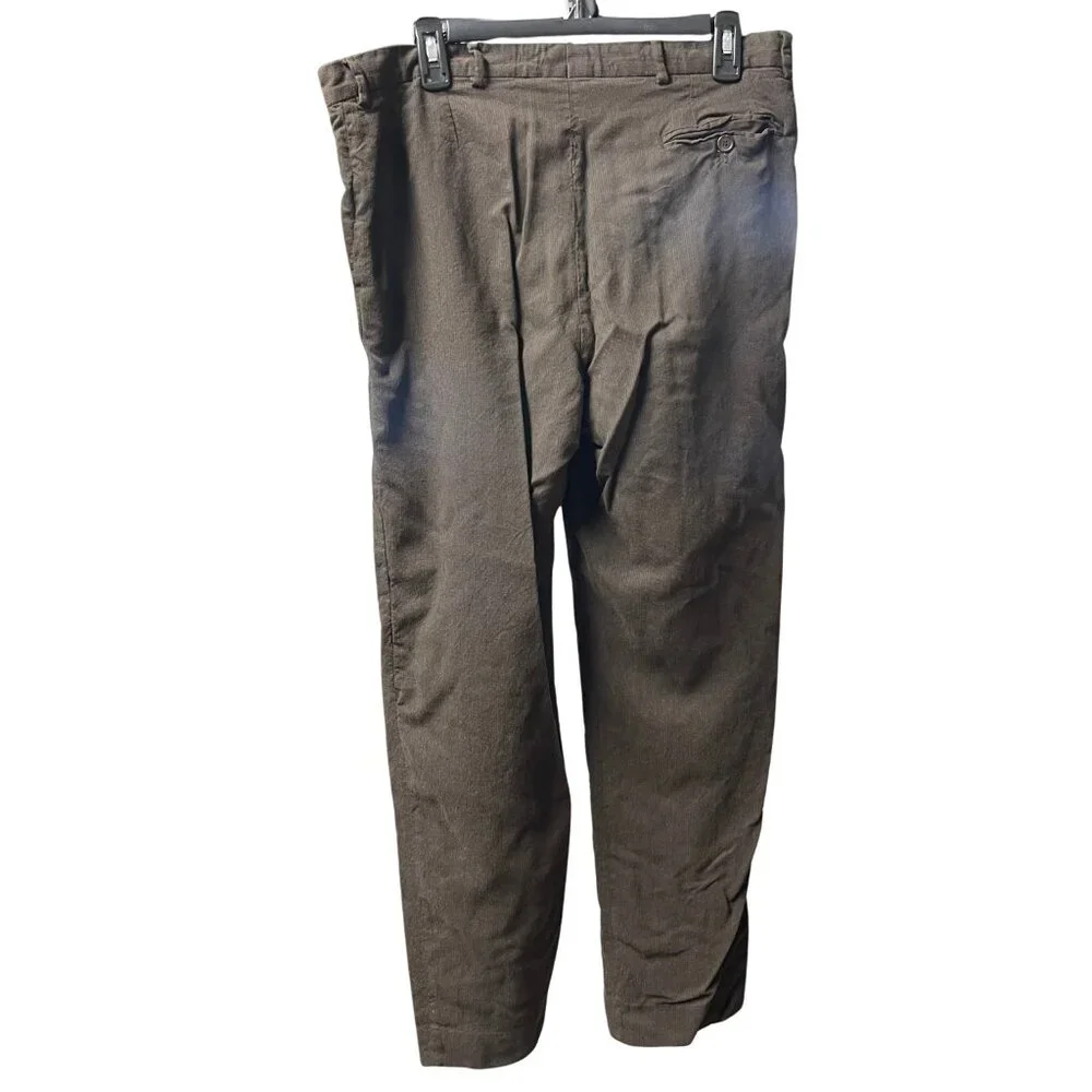 Dolce & Gabbana Men’s Dress Pants Size 54 Brown Wool Blend Made in Italy - Picture 7 of 9